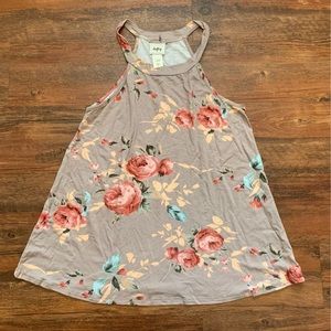 Daytrip Floral High-neck Tank